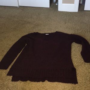 Medium burgundy sweater by full tilt